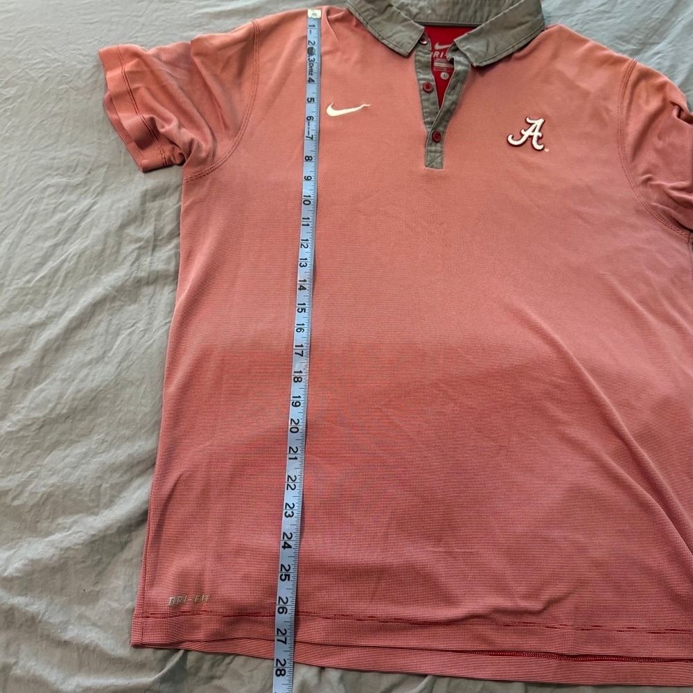 Alabama Crimson Tide Nike Dri Fit Men's Polo Size Large - Picture 8 of 12